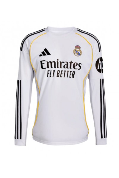 Real Madrid Jalkapallovaatteet Kotipaita 2025-26 Pitkähihainen Real Madrid Jalkapallovaatteet Kotipaita 2025-26 Pitkähihainen